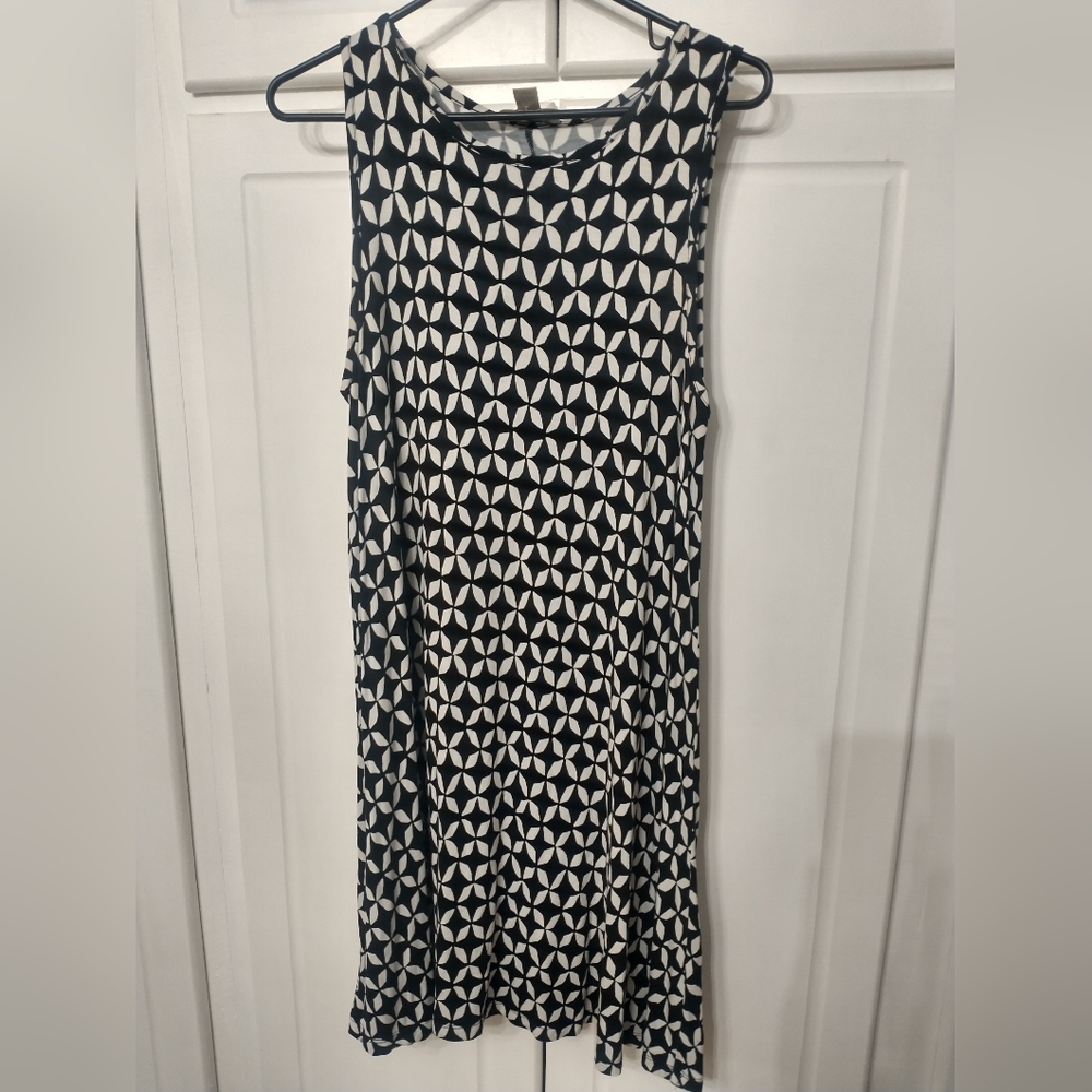 Ann Taylor Loft sleeveless cotton dress size medium petite